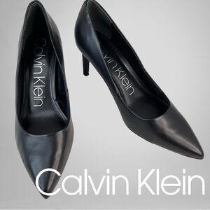 CALVIN KLEIN Genlee Black Heels Size 10